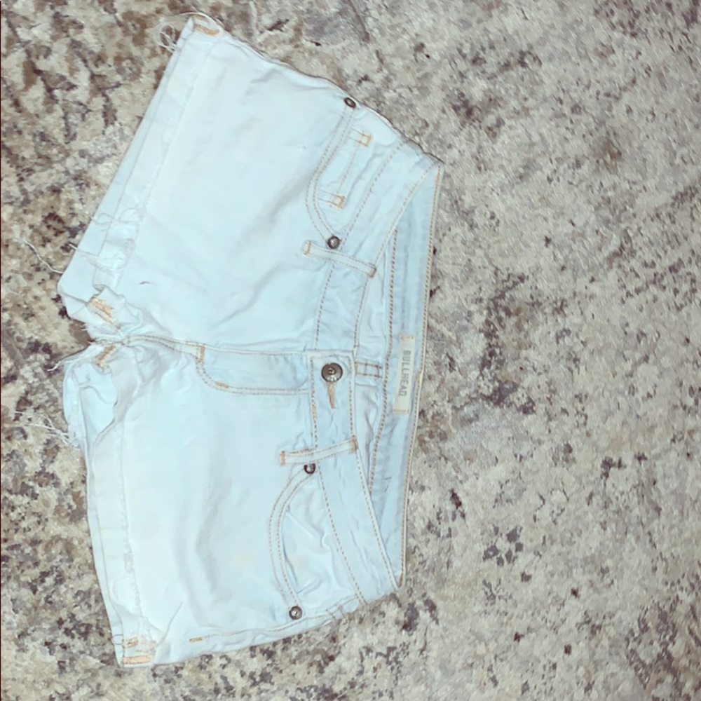 Blue jean shorts